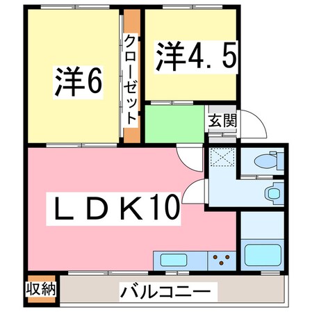 姉ケ崎駅 バス12分  帝京大学医療センター行下車：停歩2分 3階の物件間取画像